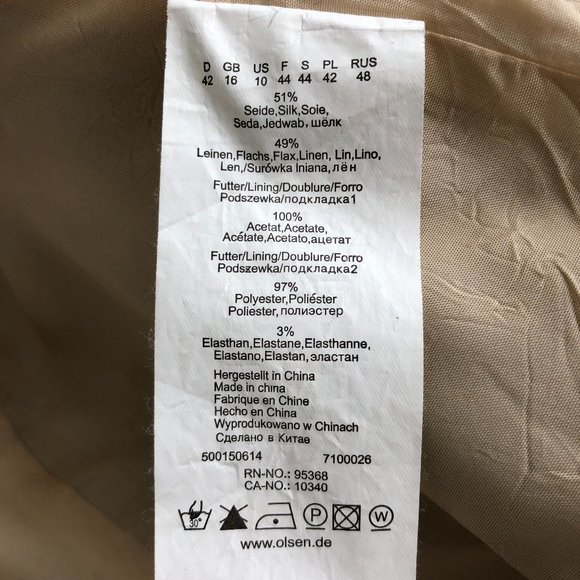 Silk/Linen Casual Jacket - Picture 11 of 14